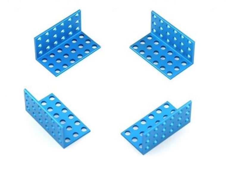 Bracket 3x6(4-Pack) [Blue]